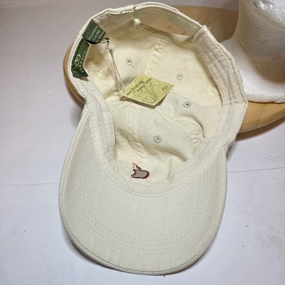 Vintage Apple Computers Embroidered Logo Hat NWT Strap Back Off White - Picture 7 of 7